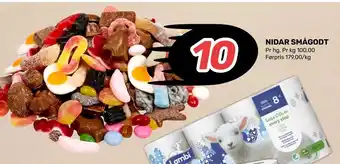 Coop Marked NIDAR SMÅGODT tilbud