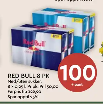 Coop Mega RED BULL 8 PK tilbud