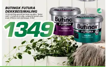 Coop Byggmix BUTINOX FUTURA DEKKBEIS/MALING tilbud