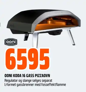 Obs Bygg OONI KODA 16 GASS PIZZAOVN tilbud