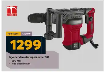 Megaflis Mjølner demoleringshammer 18J tilbud