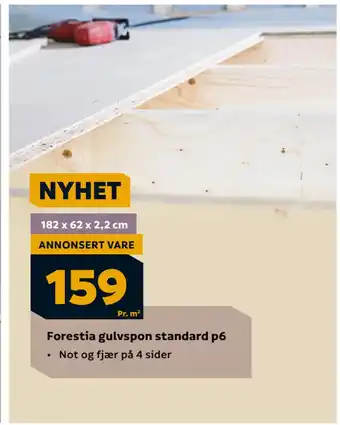 Megaflis Forestia gulvspon standard p6 tilbud
