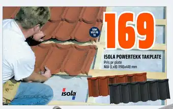 Obs Bygg ISOLA POWERTEKK TAKPLATE tilbud