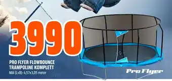 Obs Bygg PRO FLYER FLOWBOUNCE TRAMPOLINE KOMPLETT tilbud