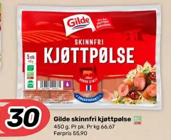 Coop Marked Gilde kjøttpølser tilbud