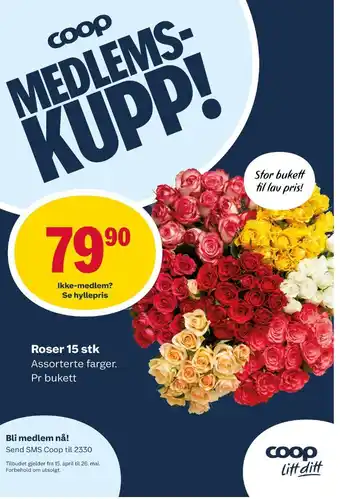 Coop Marked Ukjent bukett tilbud