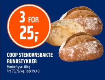 Coop Obs Ukjent butiksbagt brød tilbud