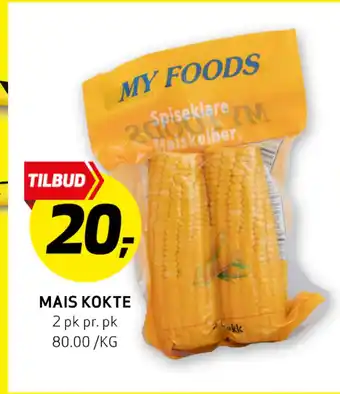 Bunnpris MAIS KOKTE tilbud