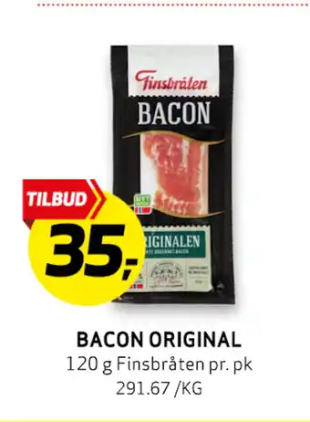 Bunnpris BACON ORIGINAL tilbud