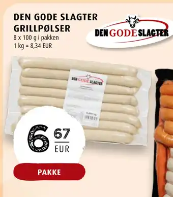 Scandinavian Park DEN GODE SLAGTER GRILLPØLSER tilbud