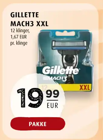 Scandinavian Park GILLETTE MACH3 XXL tilbud