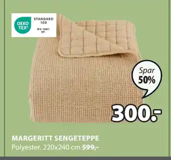 JYSK MARGERITT SENGETEPPE tilbud