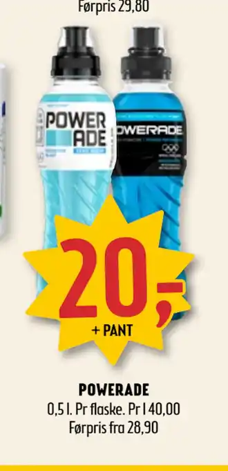 Coop Prix POWERADE tilbud
