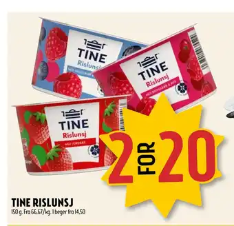 Coop Prix TINE RISLUNSJ tilbud