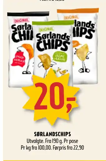 Coop Prix SØRLANDSCHIPS tilbud