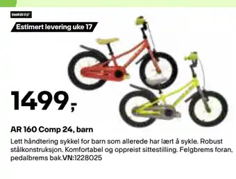 XXL Sport AR 160 Comp 24, barn tilbud