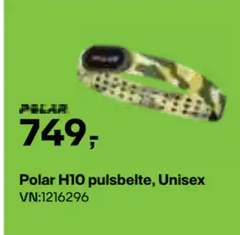 XXL Sport Polar H10 pulsbelte, Unisex tilbud