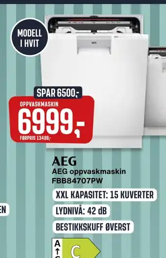 Skousen AEG oppvaskmaskin tilbud
