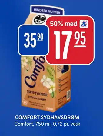 Rema 1000 COMFORT SYDHAVSDRØM tilbud