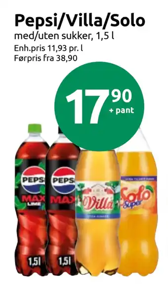 Joker Pepsi/Villa/Solo tilbud