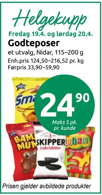 Joker Godteposer tilbud