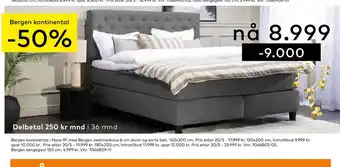 Skeidar Bergen kontinental tilbud