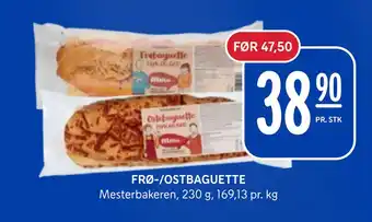 Rema 1000 FRØ-/OSTBAGUETTE tilbud