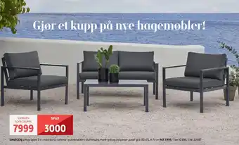 Bohus SMØGEN SOFAGRUPPE tilbud