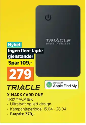 POWER X-MARK CARD ONE tilbud