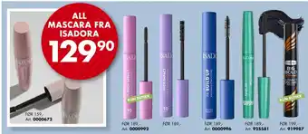 Sparkjøp ALL MASCARA FRA ISADORA tilbud
