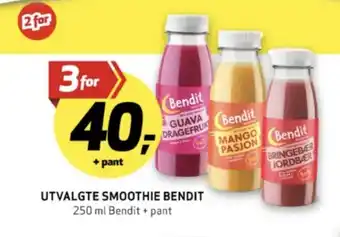 Bunnpris Bendit mango & pasjon smoothie tilbud