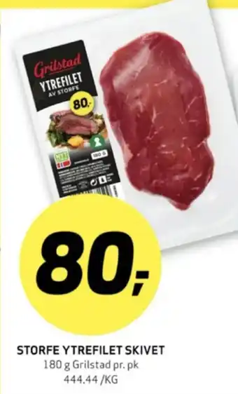 Bunnpris Grilstad ytrefilet tilbud