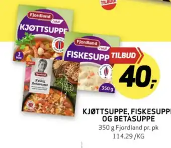 Bunnpris Fjordland fiskesuppe tilbud