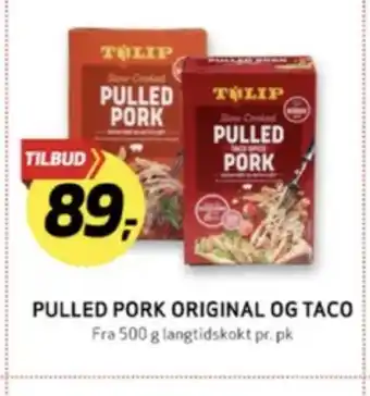 Bunnpris Tulip pulled pork tilbud