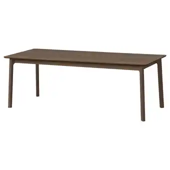 IKEA Mellansel Uttrekkbart bord, brun, 220x95x77 cm tilbud