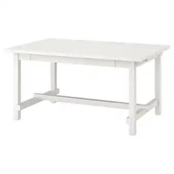 IKEA Nordviken Uttrekkbart bord, hvit, 152/223x95 cm tilbud