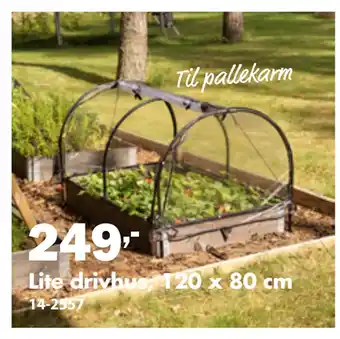 Biltema Lite drivhus, 120 x 80 cm tilbud