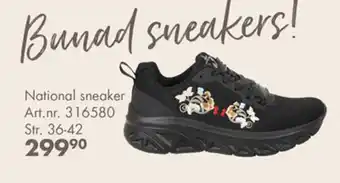 Sparkjøp National sneaker tilbud