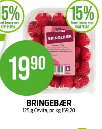 Kiwi Cevita bringebær tilbud
