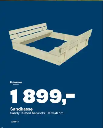 Maxbo Sandkasse tilbud