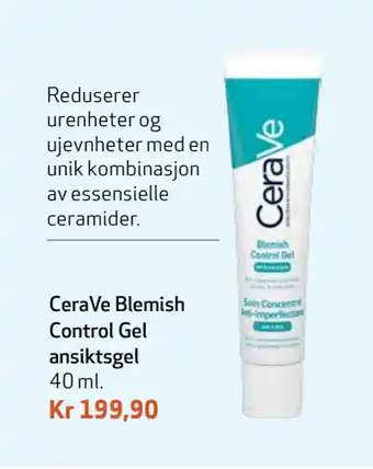 Apotek 1 CeraVe Blemish Control Gel ansiktsgel tilbud