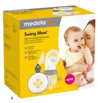 Apotek 1 Medela Swing Maxi dobbel elektrisk brystpumpe tilbud
