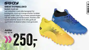 Sport Outlet SWAY FOTBALLSKO tilbud