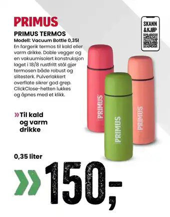 Sport Outlet PRIMUS TERMOS tilbud