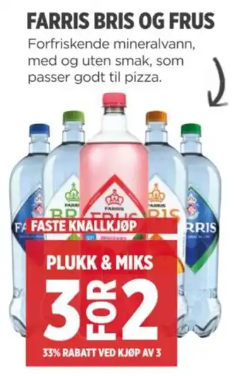 Meny FARRIS BRIS OG FRUS tilbud