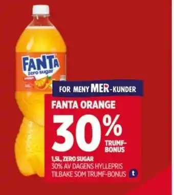 Meny FANTA ORANGE tilbud