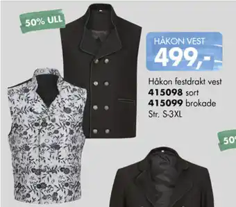 Sparkjøp Håkon festdrakt vest tilbud