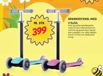 Extra Leker SPARKESYKKEL MED 3 HJUL tilbud