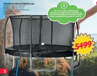 Extra Leker TRAMPOLINE EXTREME 426 tilbud