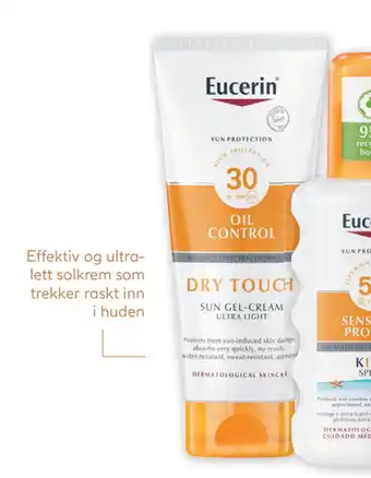 Vitusapotek Eucerin Sun Dry Touch SPF 30 tilbud